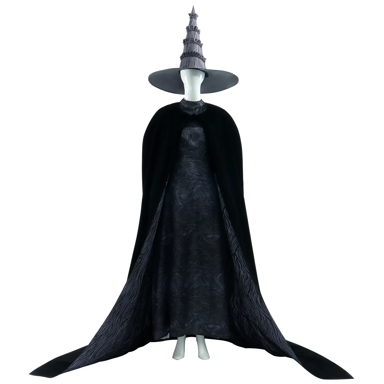 Gotic Movie Wicked Cosplay Witches Costumes Glinda Elphaba Cosplay Costume Party Role-playing Pink Suit Black Dress Robe Hat