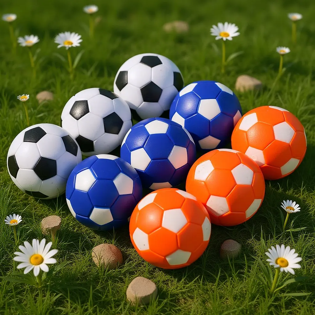 

9Pcs Table Soccer Balls Foosball Game Supplies Hips Durability Compact Size Easy Install for Desktop Foosball Table Replacements