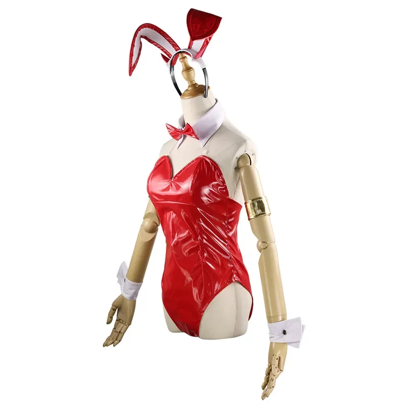 

Unisex Anime Cos Zero Two 02 Bunny Girl Cosplay Costumes Halloween Christmas Party Uniform Suits
