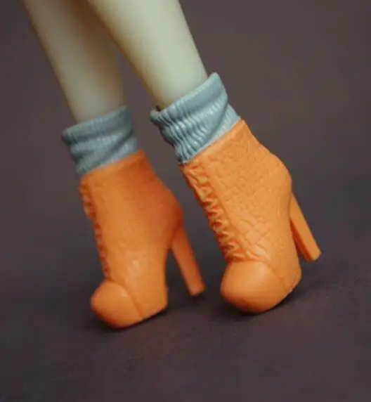 Toy accessories flat foot high heels boots shoes for your BB ST Dolls BBQB1