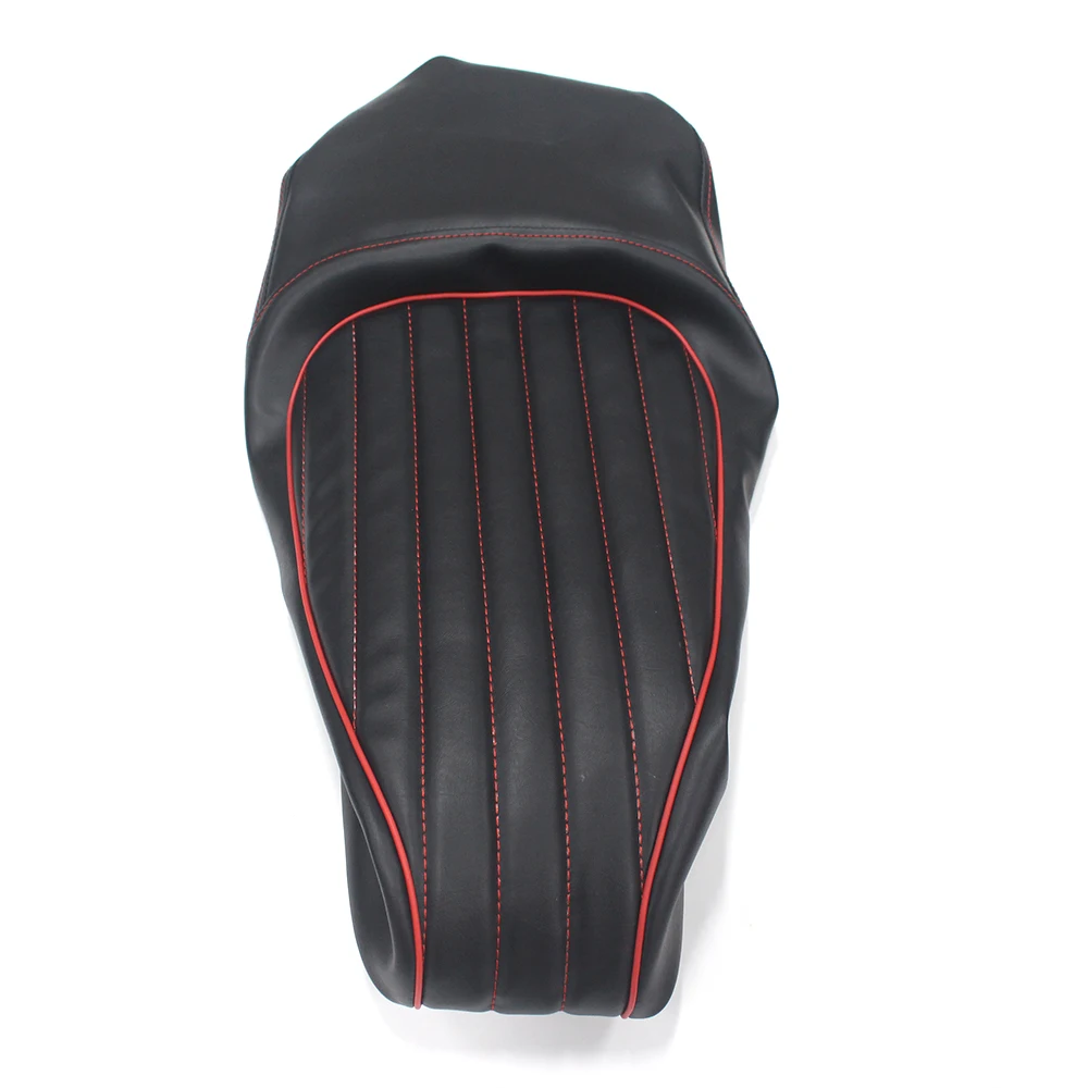 Motorcycle Saddle Leather Cover for  GTS 300  GTS300 Black/Red