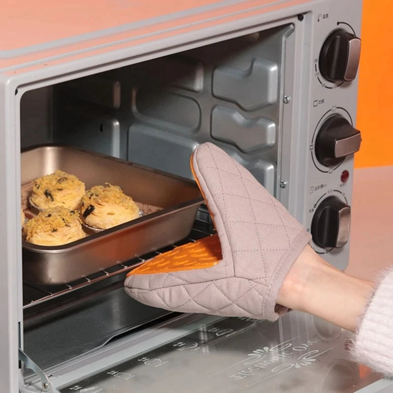 Linker En Rechter Handen Universele Warmte-Isolatie Handclip Siliconen Anti-Verbranding Oven Handschoen Pothouder Keuken Handschoenen