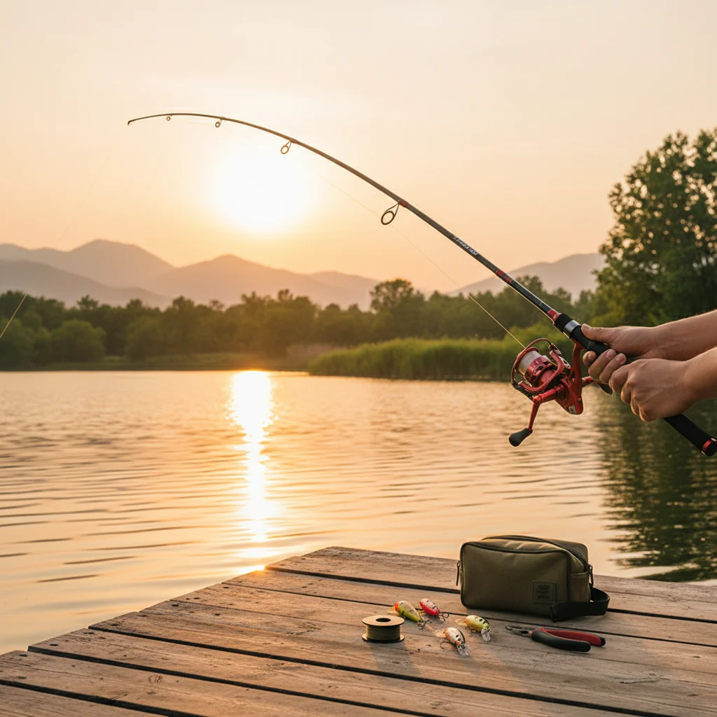 

Fishing Rods Set M ML Medium Fast Action Straight Pistol Grip Carbon Fiber