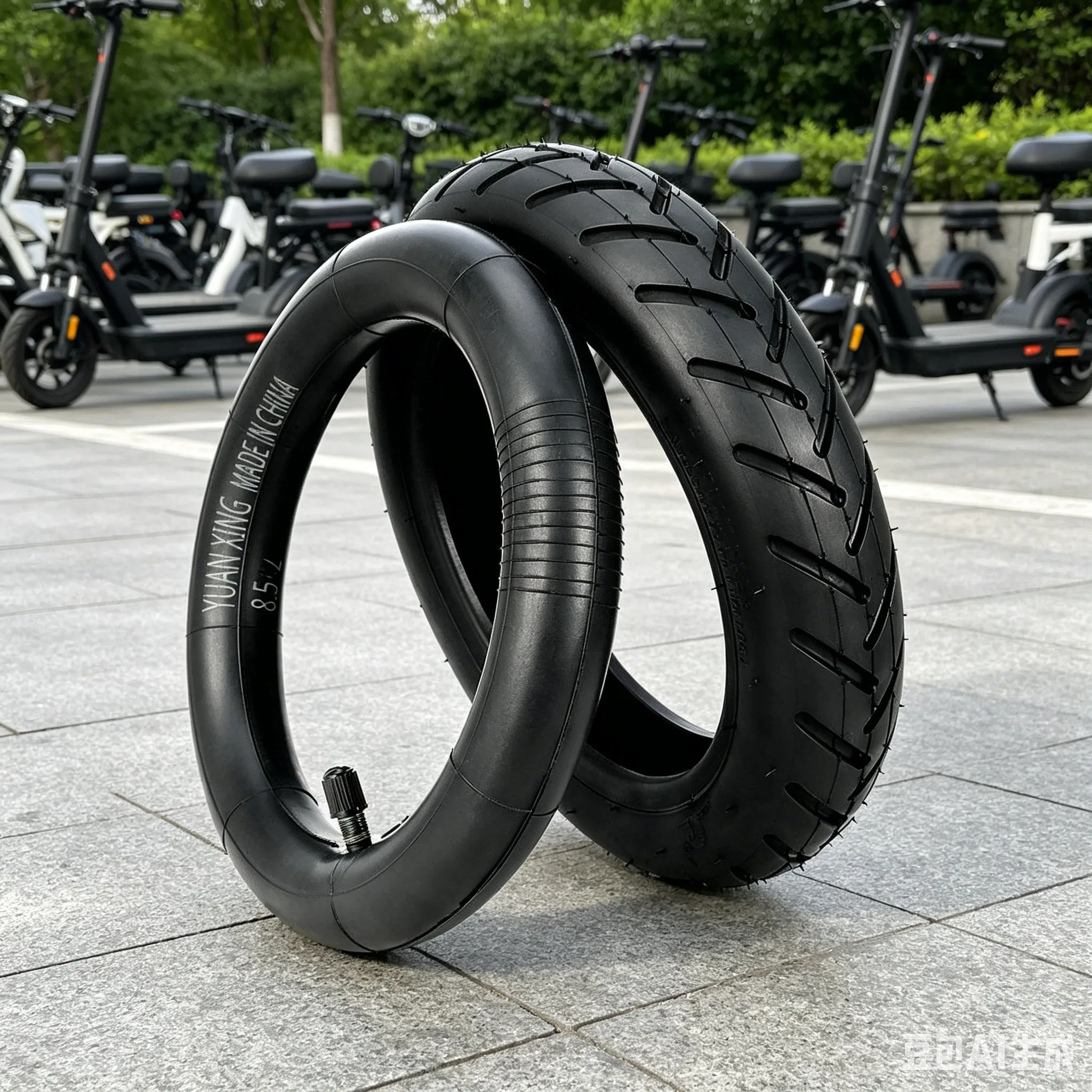 

Electric Scooter Tire For ODYSSEY Pax Okai Neon 9x2 Herringbone Tires With Inner Tubes Thick Tires For Front Rear Wheel