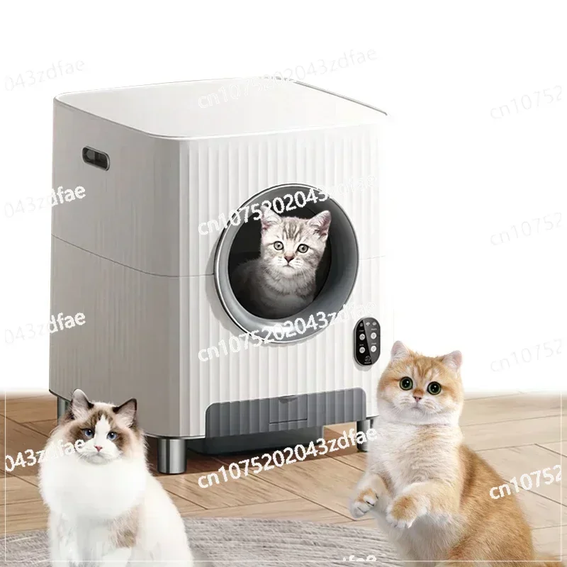 Custom Tuya App Remote App Control Video Automatic Door Intelligentself Cleaning Smart Cat  Box