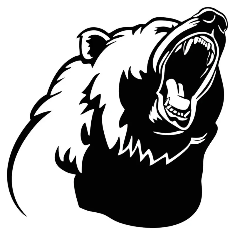 

Bear funny car sticker vinyl decal car auto stickers for car bumper window car decorations