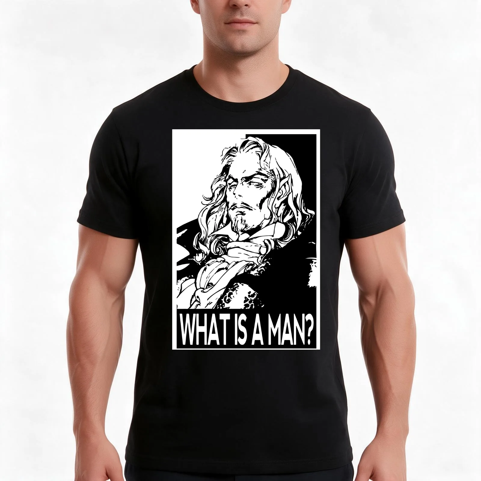 What is a man? A Miserable little pile of secrets! T-Shirt Summer Casual Cotton Tee Unisex Men Women