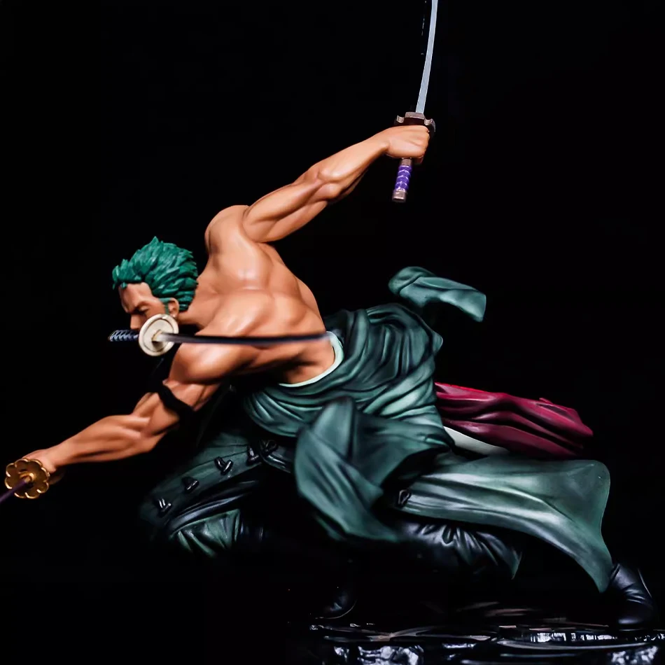 One Piece 10CM Figur Spielzeug Anime GK Roronoa Zoro Drei-klinge Sa-maximum PVC Action Sammlung Figur Modelle puppen Geschenke Kinder – Detail 4