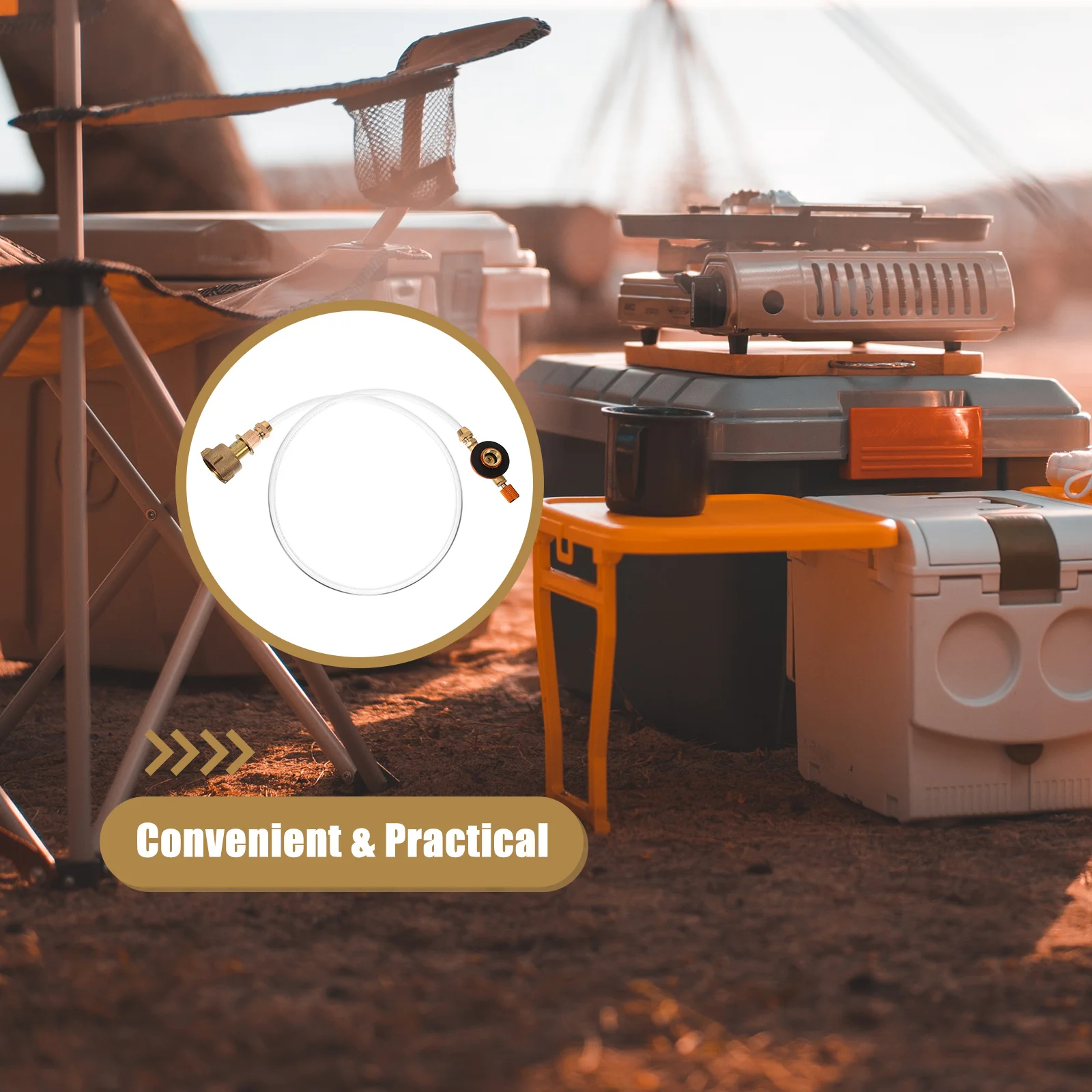 

Camping Stove Adapter Gas Tank Filling Valve Propane Refill Tube Outdoor Inflation Converter For Barbecue Grill Tool