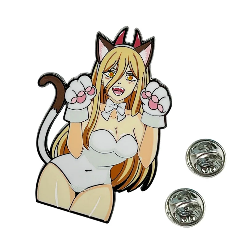 Brooch for Clothes Badges With Anime Pin Accessories for Jewelry Gift Japanese Manga Backpack Badge Brooches Cat Lapel Pins
