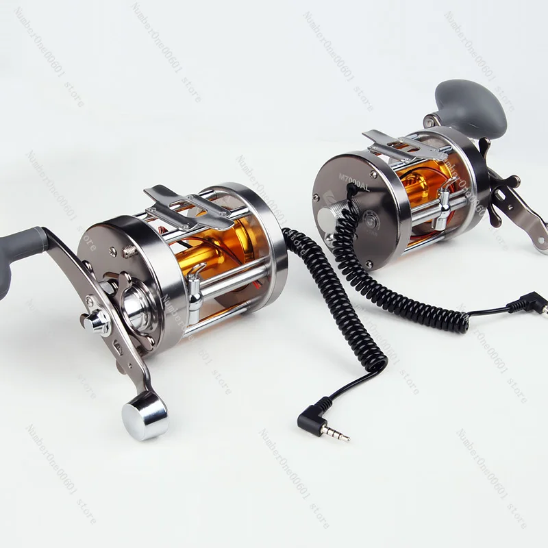 Visual Anchor Fish Reel 7000 Full Metal Drum Fishing Reel  Remote Caster Sight Left and Right Hand