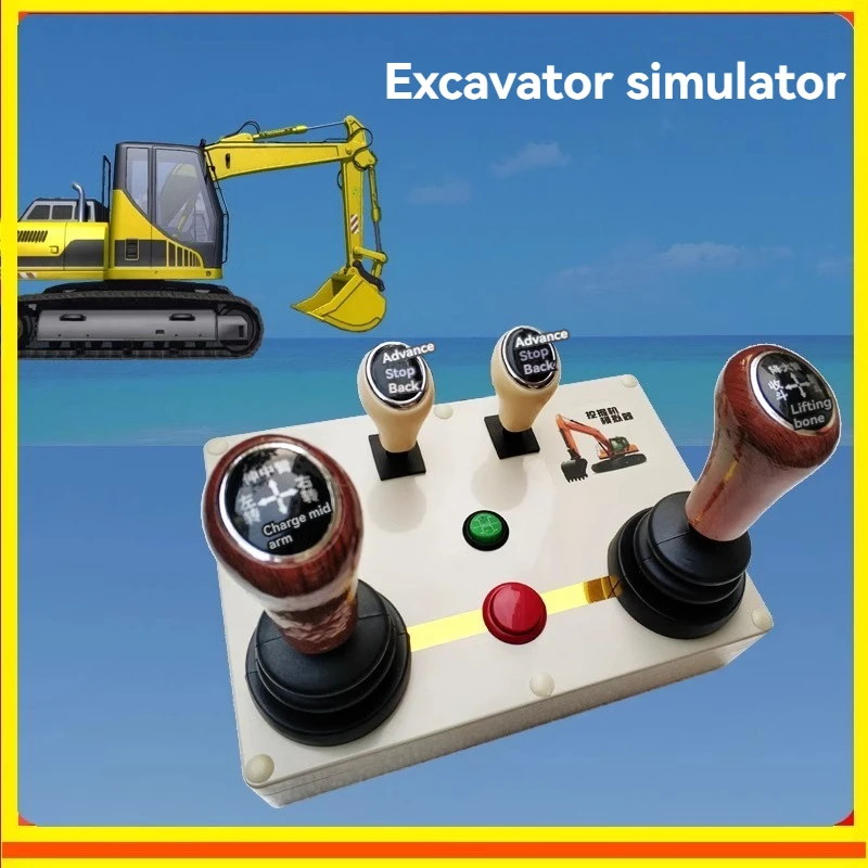 new Simulation Driving Excavator Computer Simulator Hook Loader Teaching Training Driving Gamepad Software