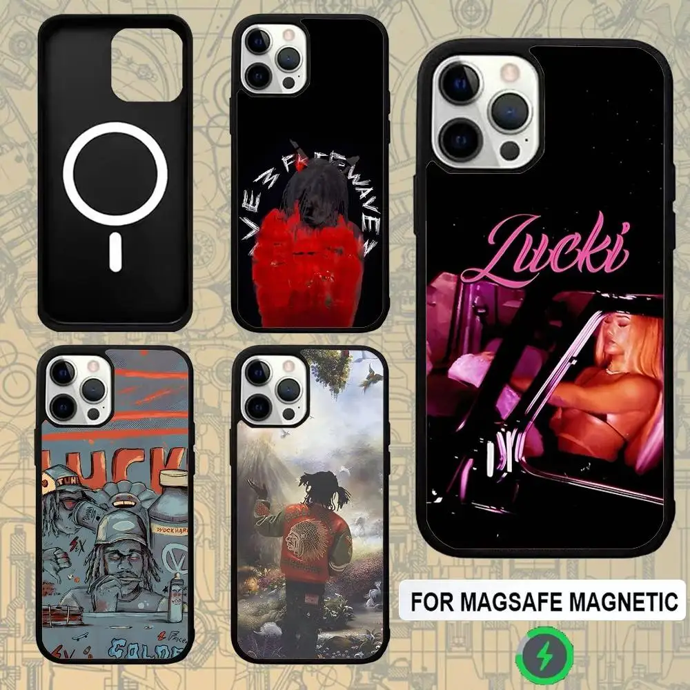 

Lucki Free Mr Banks For Magsafe Wireless Charger Case For iPhone 15,16,17,13,14,11,12,Pro,Max,Plus,E,Air,Mini Protection