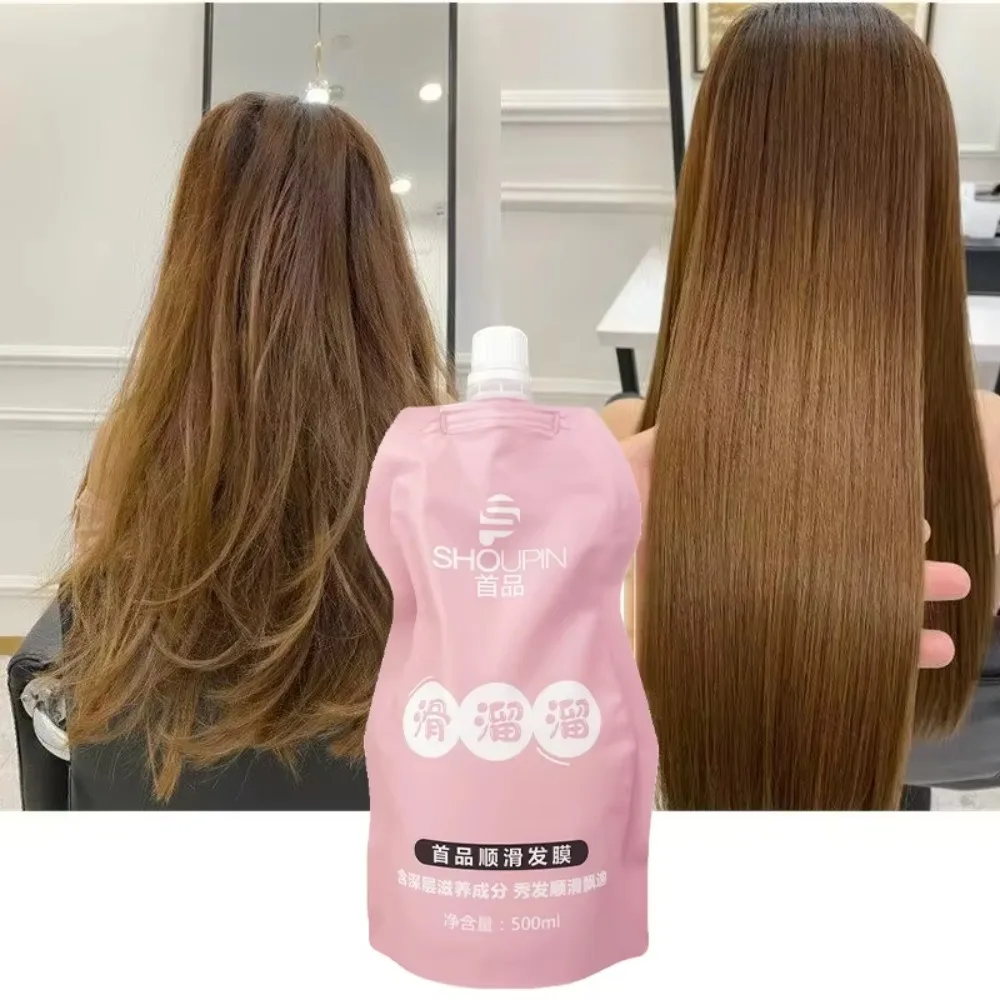 

Smoothing Keratin Hair Mask​​ Straightening Nourishing Hair Treatment Cream No Steaming Soft Repair Shiny Hair Care​​
