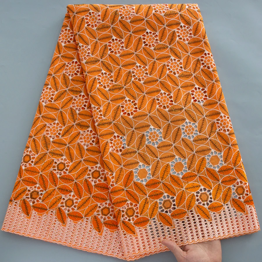 tessuto-in-pizzo-di-cotone-africano-con-fori-5-iarde-pizzo-svizzero-nigeriano-ricamato-con-foglie-arancioni-e-pietre-per-abiti-da-sposa-e-da-festa