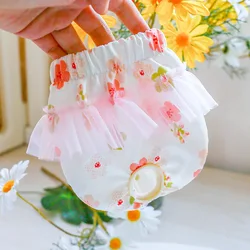 Female Dog Diapers Physiological Pant Floral Menstrual Underwear Panties Dog Clothes Menstruation Pants Shorts For Small Dogs XS