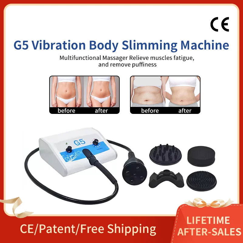 G5 Вибрационный аппарат для похудения 5 в 1, высокочастотное оборудование для похудения, уменьшение целлюлита, массажное оборудование, продукты для спа