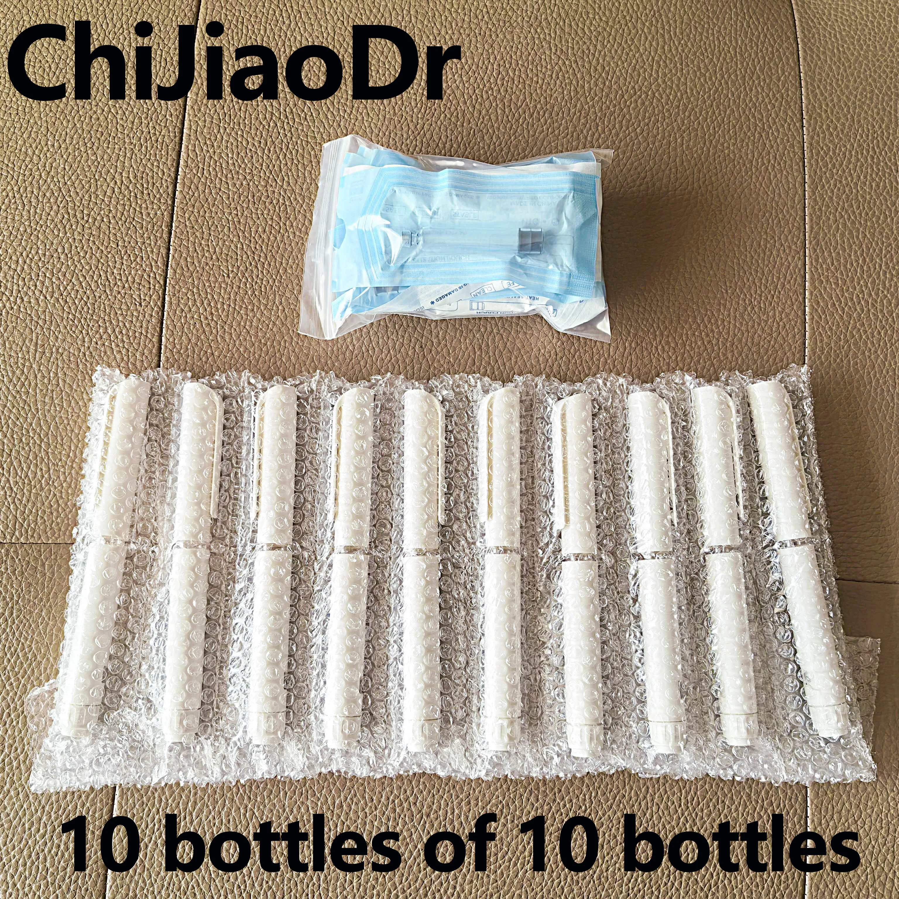 Disposable sterile insulin injection pen with adjustable growth hormone dosage, rotary and press-type injection pen