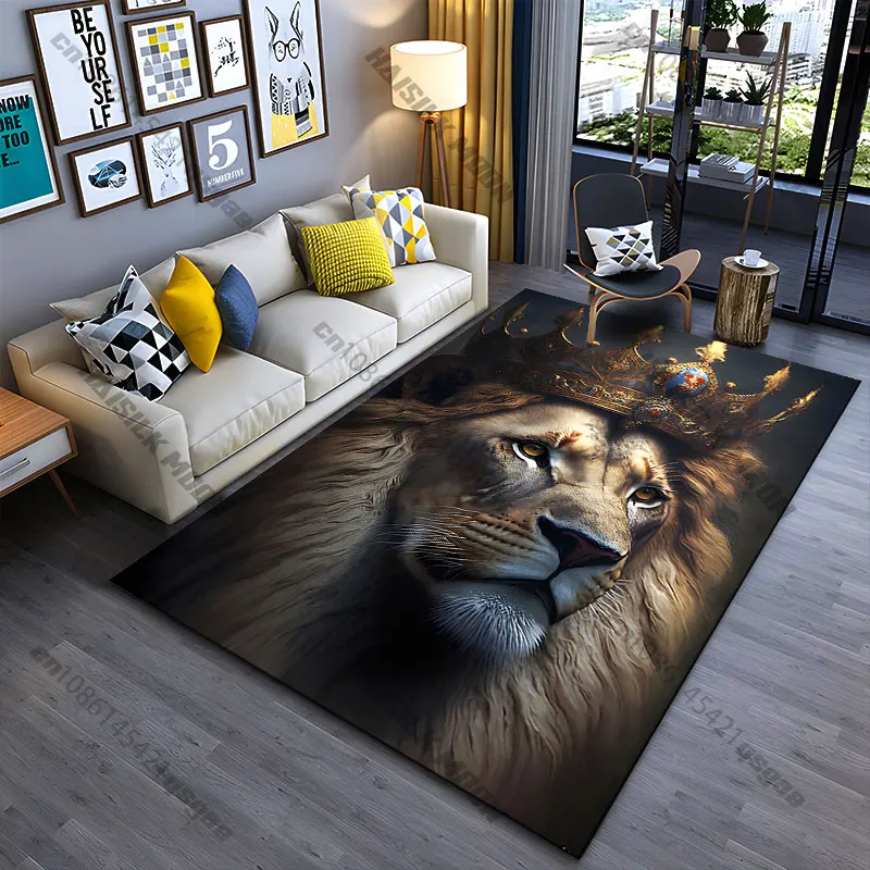 Royalty power strength noble majesty carpet Yoga living room room decor children's crawling mat doormat area rug games mat