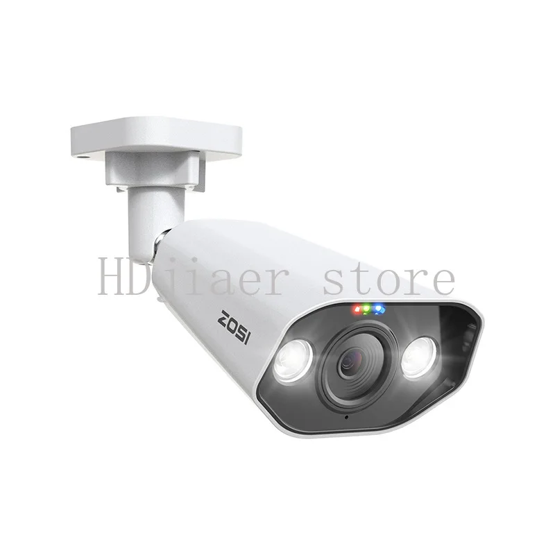 

FOR ZOSI 4K PoE Add-on Cam era,Person Vehicle Detection,Two Way Audio,Color Night Vision,Light&Sound Alerts,8MP Weatherproof