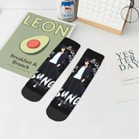 Anime Solo Leveling Sung Jinwoo Dagger Rush Socks Men's Women's Funny Happy  Socks Harajuku Spring Summer Autumn BoatSocks Gift