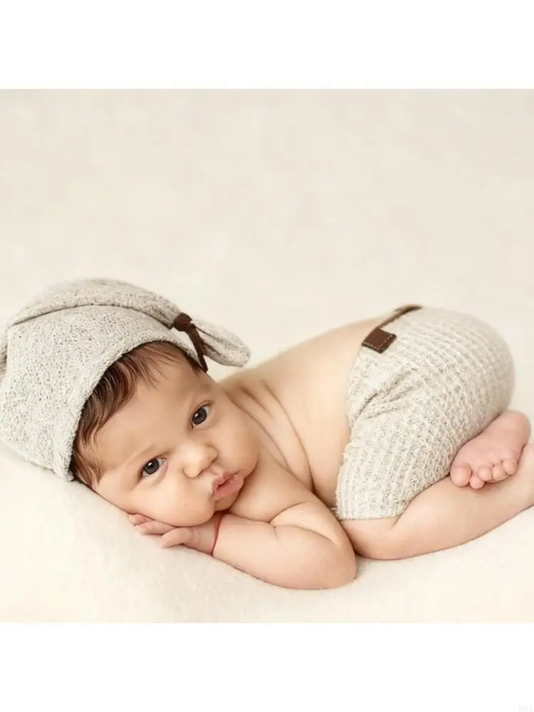 baby-photography-costume-clothing-knitted-hat-pillow-pants-photo-clothes