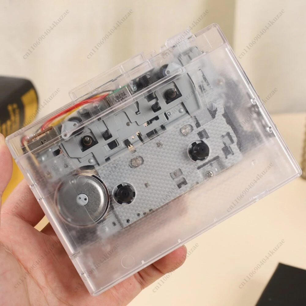 Bluetooth Tape Player Retro Nostalgic Classic High Fidelity HIFI Portable Player FM Radio Transparent Tape Player