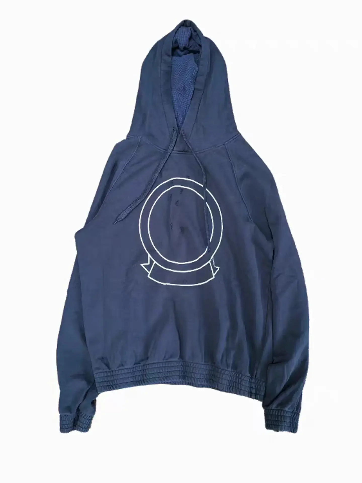 

NumberNine Old Washed Blue Archive Casual Loose Sweater Long Sleeve Sweater Hoodie