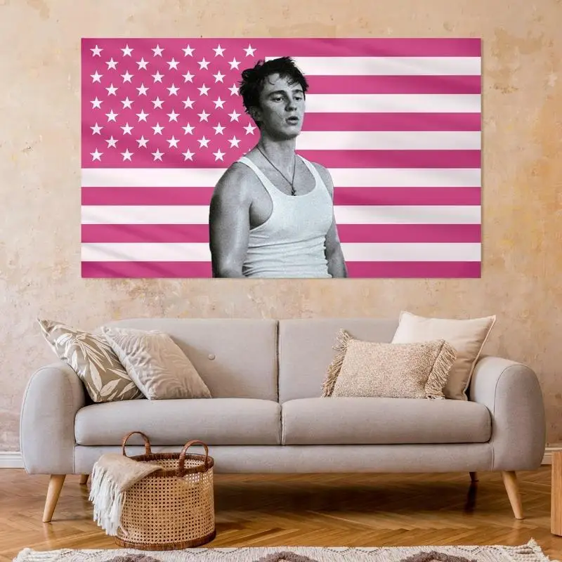 Crusmary Drew Starkey Flag Funny Flags for Bedrooms Decorative Home Objects Flaga Tapestry Garage Decoration Advertising Custom