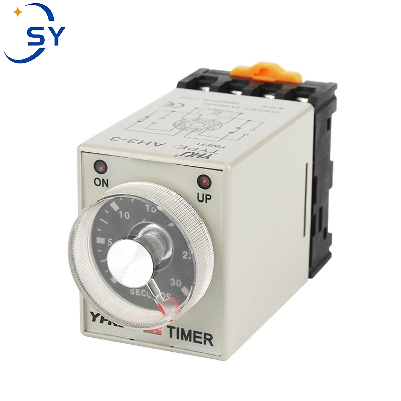 Time Relay Ah3-3 Power-on Delay Timer Ah3-2 Small Relay Ac220v Relay Module With Base