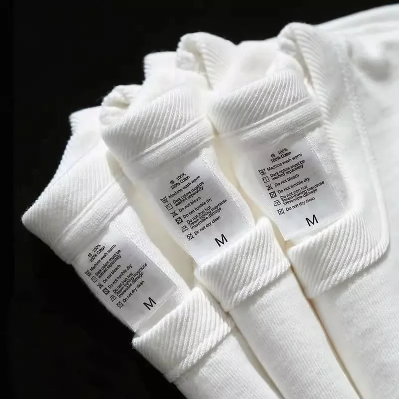 

two-piece, pure cotton Japanese 360G heavy short-sleeved T-shirt men's summer pure cotton thick small neckline earth color