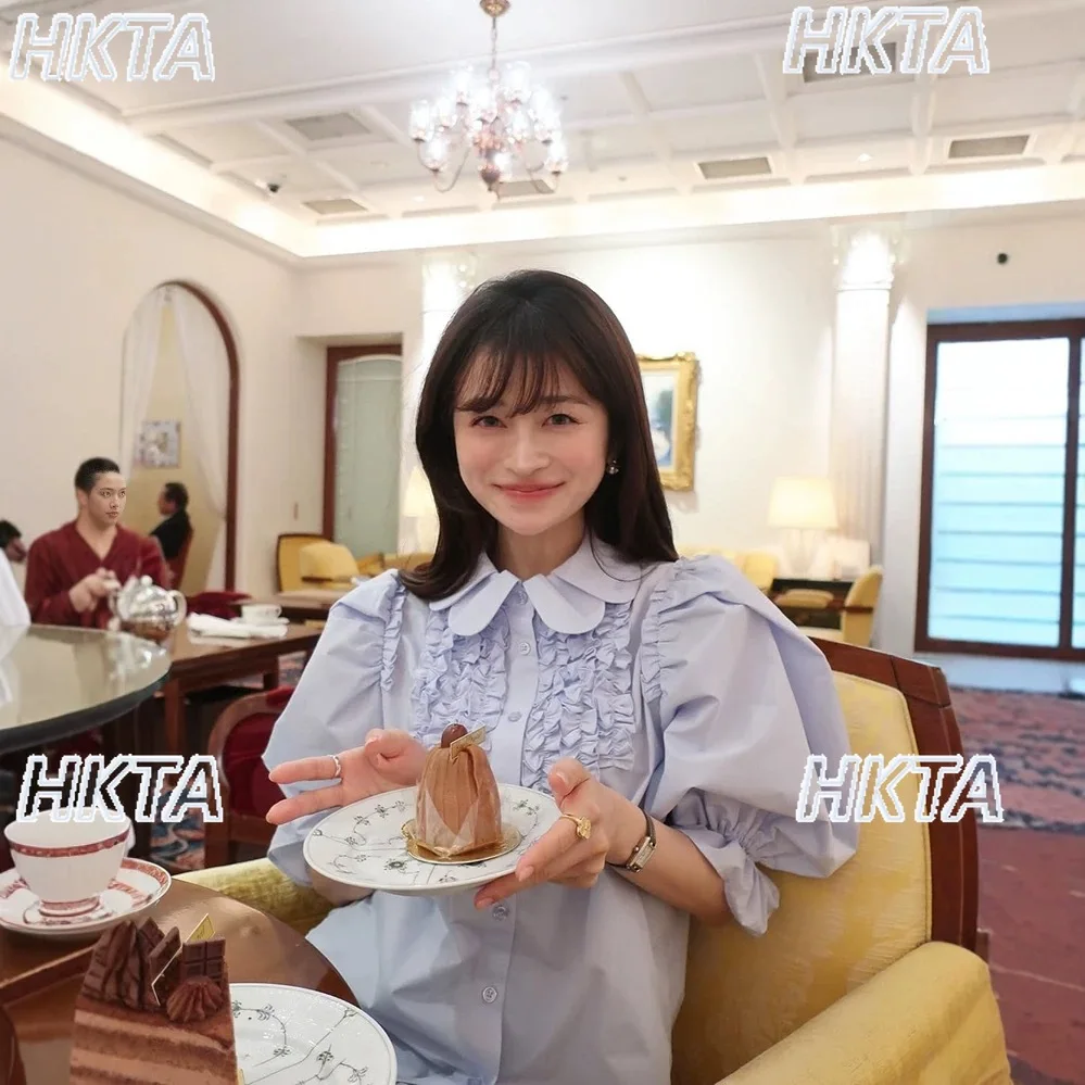 Chemise blanche à manches courtes pour femmes japonaises, col de poupée, poitrine, bord champignon, bulle, hauts pour les déplacements, chemisiers Lolita amples, automne