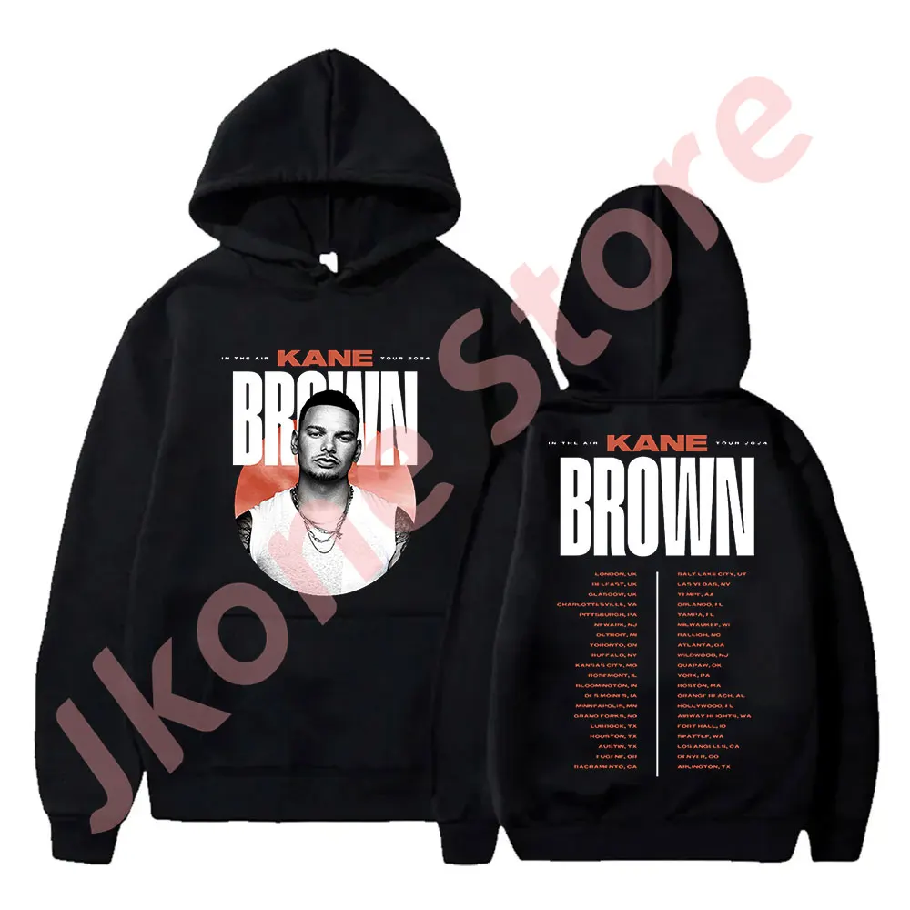 

Kane Brown In The Air Tour Hoodies New Logo Merch Hooded Sweatshirts Women Men Fashion Casual Pullovers