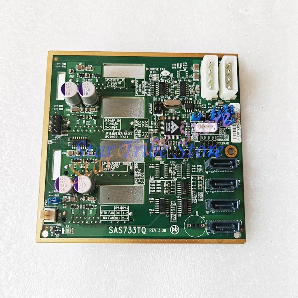 SAS733TQ Server Hard Drive Backplane 3.5-Inch SATA/SAS Disk Slots x 4
