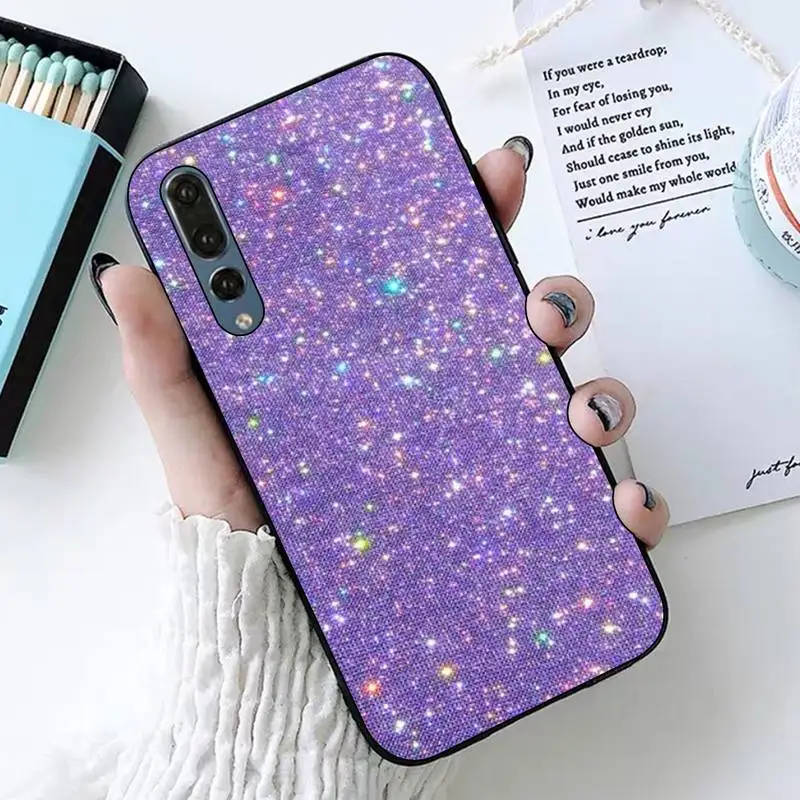 Shining Glitter Sequins Phone Case for Huawei Honor 10 i 8X C 5A 20 9 10 30 lite pro Voew 10 20 V30