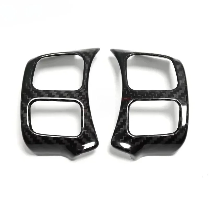 

For Lexus IS RC NX GS F Sport IS250 IS300 NX200 RC350 Real Dry Carbon Fiber Steering Wheel Remote Control Buttons Cover Interior