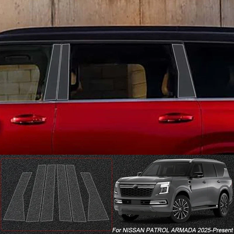 B أعمدة بولي TPU سيارة طبقة رقيقة واقية السيارات نافذة الجسم الطلاء ملصق لنيسان آرييا مورانو N7 باترول أرمادا قاشقاي X-TRAIL ألتيما