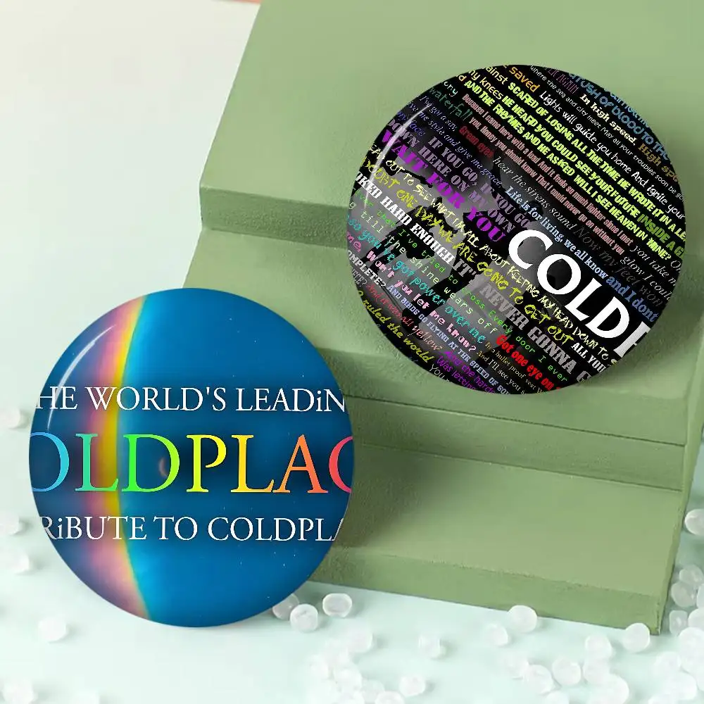 Classic Pop Rock Band C-Coldplay Anime Brooches Cute Cartoon  Badge Jacket Jeans Lapel Pin Gift Accessorie