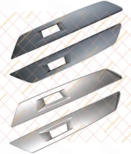 Heavy Duty Truck Mirror Back Cover, Chrome Silver Exterior Housing Shell