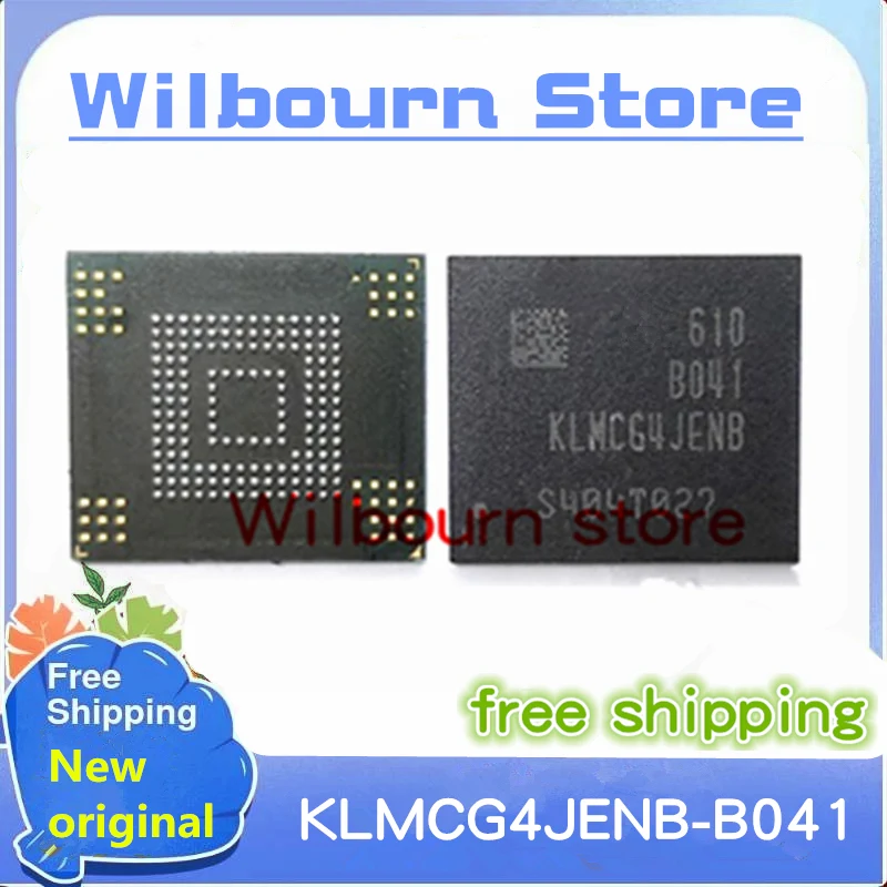 

1PCS~10PCS/LOT KLMCG4JENB-B041 KLMCG4JENB EMMC 64GB FBGA153 Mxsyuan New original