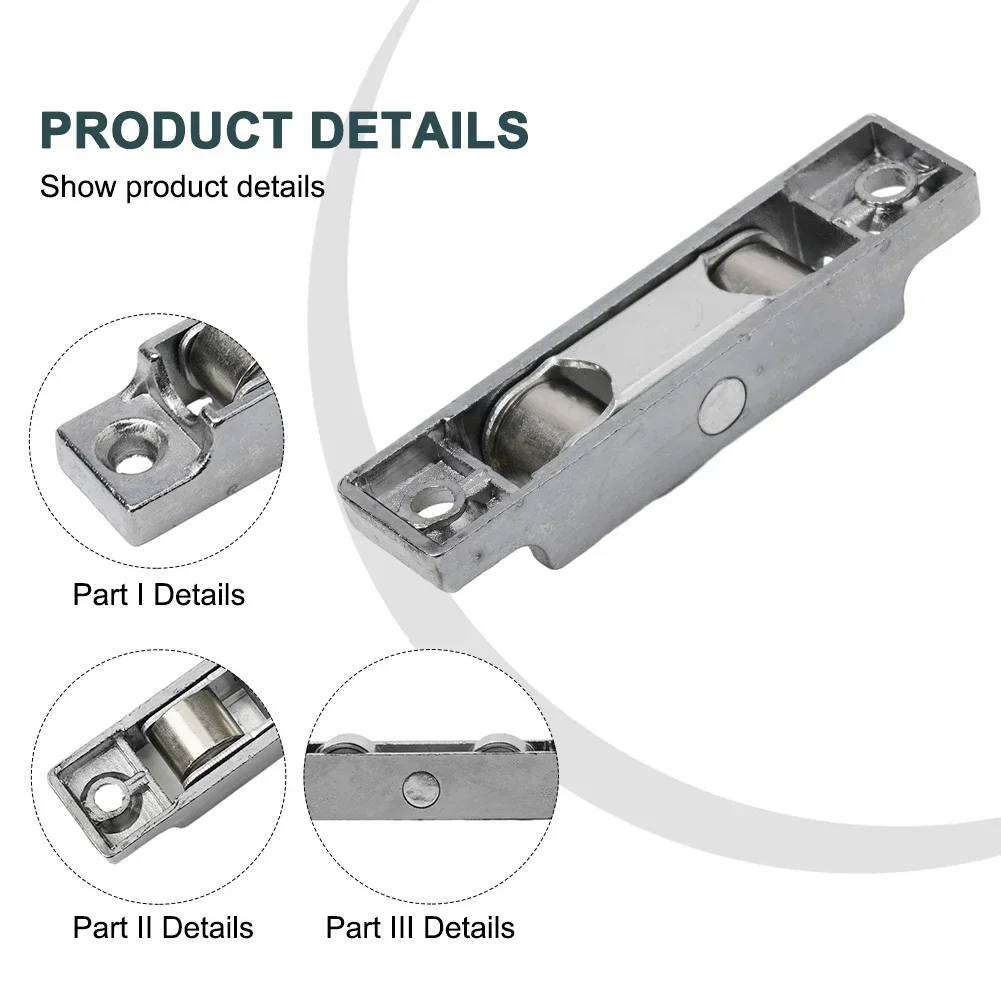 Kits 1* Pulley 88 Tyle Home Improvement Length 6.6 Cm Slot Or Flat Wheel Thickness 1.2 Cm Width 1.5cm Brand New