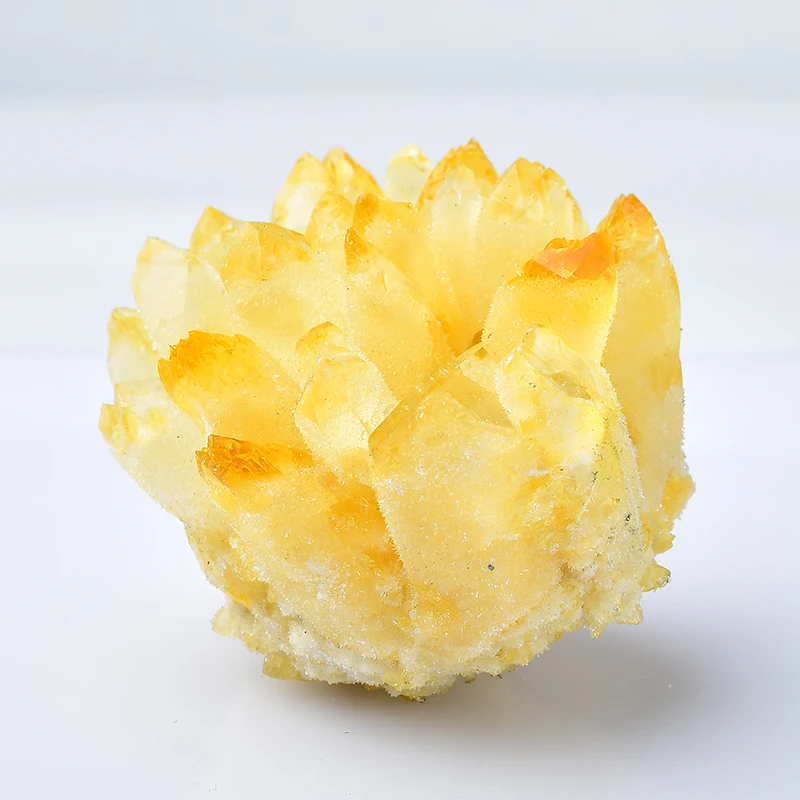 

Natural purple-yellow-green-white crystal cluster ornament degaussing ornamental ore specimen home living room