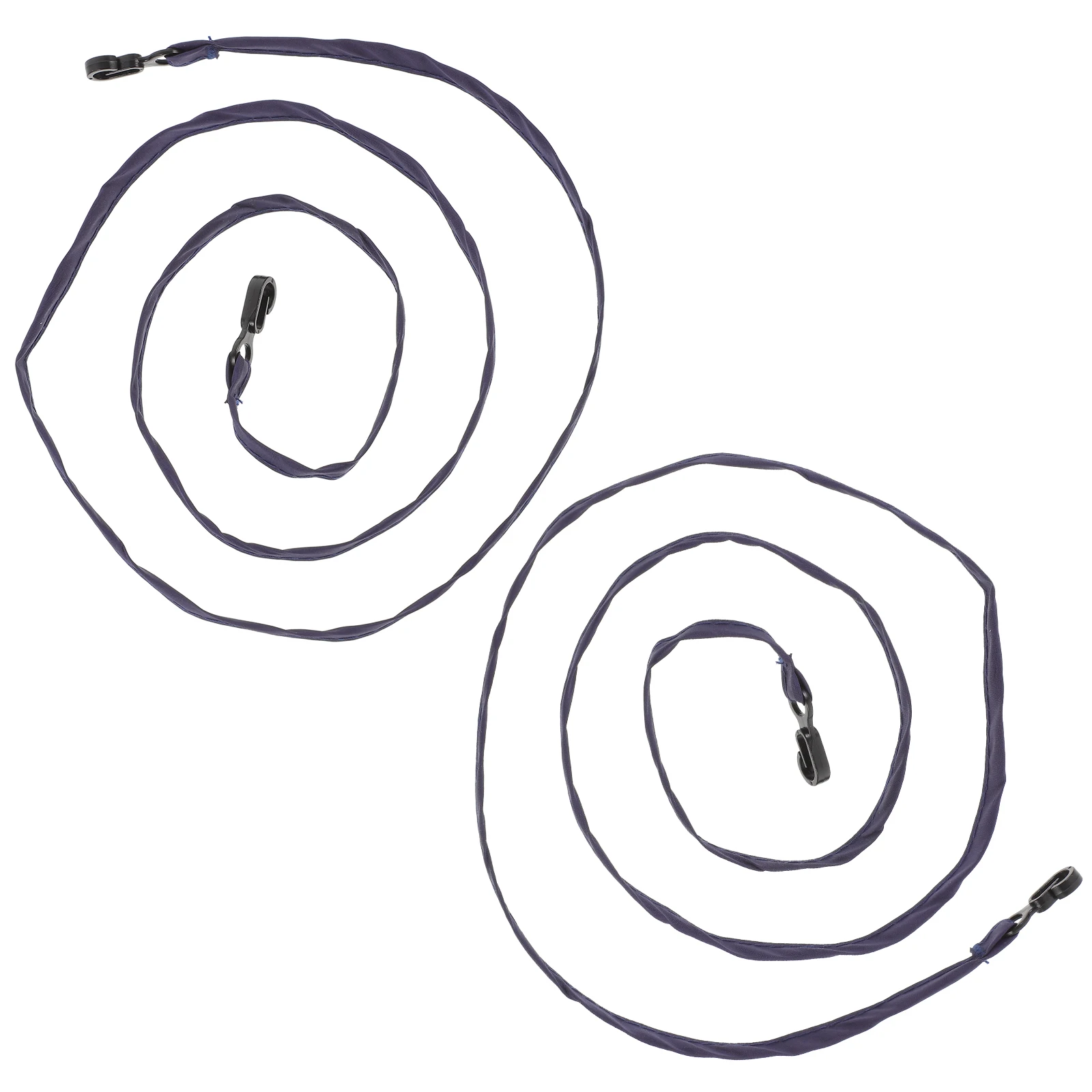 2 قطعة قفاز الشتاء حبل النايلون مكافحة خسر حزام ل القفازات قابلة لإعادة الاستخدام المحمولة قفازات حامل المشبك الآمن للطقس البارد #5