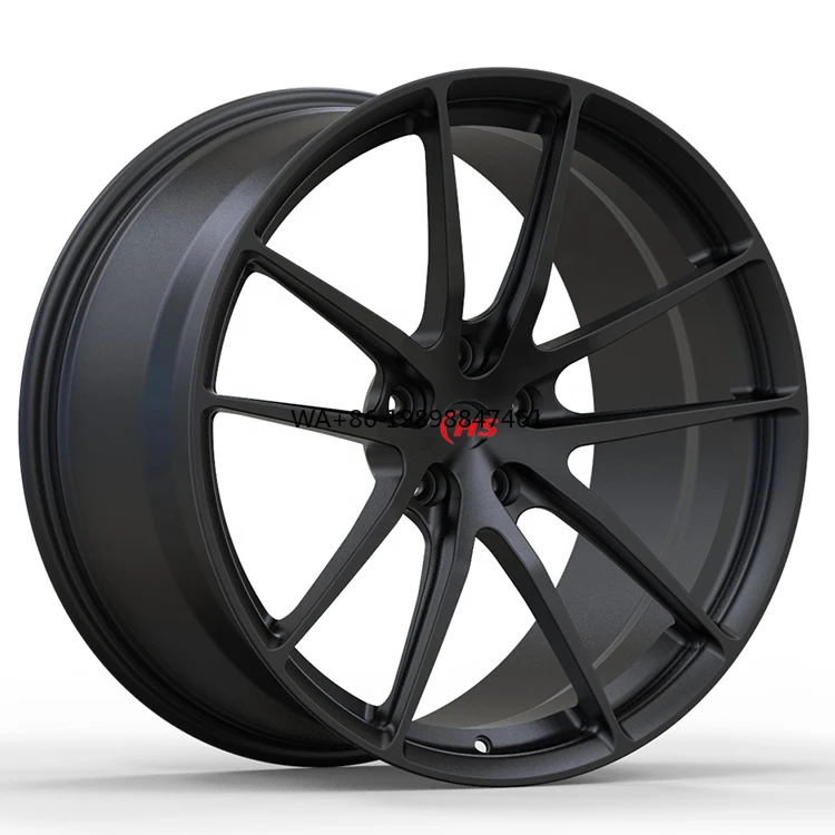 

Multi-Spoke Matt Black Rims Custom Color 5X120 Rims Aluminum Car Alloy Wheel for Porshce
