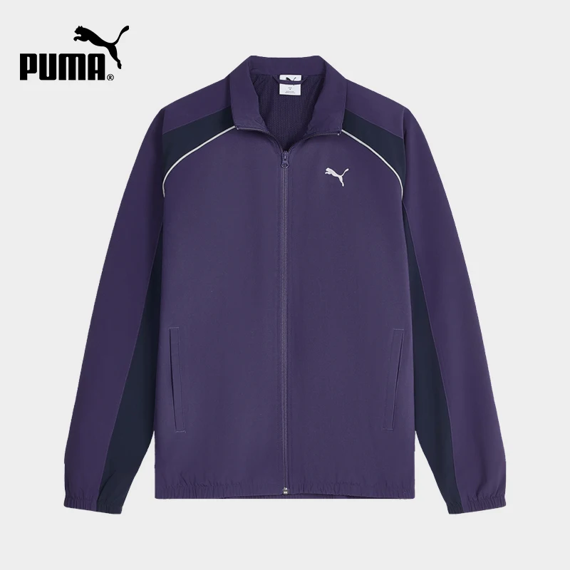 Puma genuine unisex loose collared waterproof zipper long sleeved sunscreen suit 696957-44