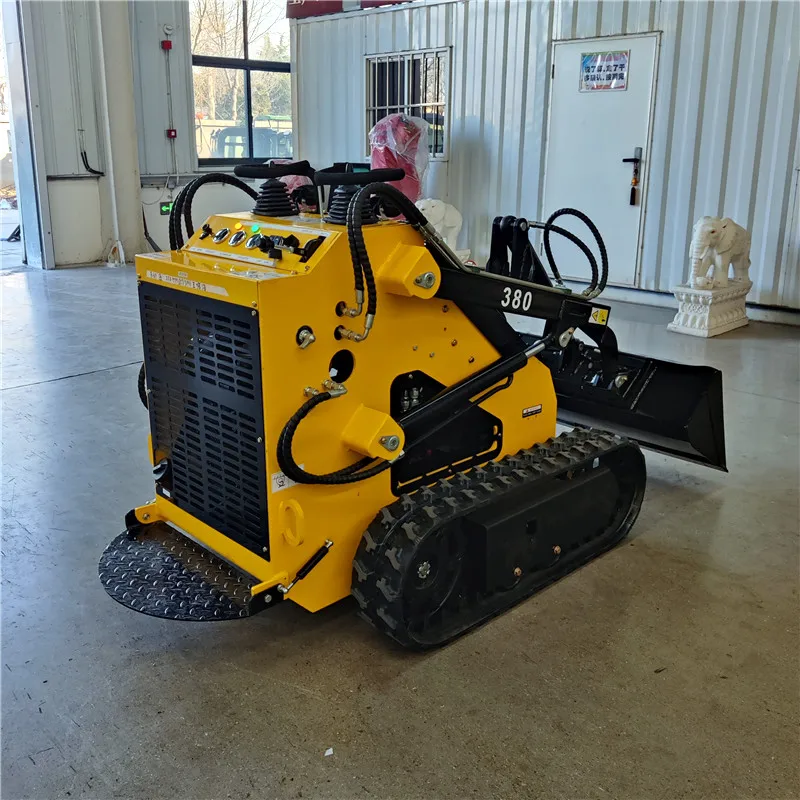 Skid Steer Loader With A Hydraulic Pump High Quality Multifunctional loader Accessories can be changed quickly