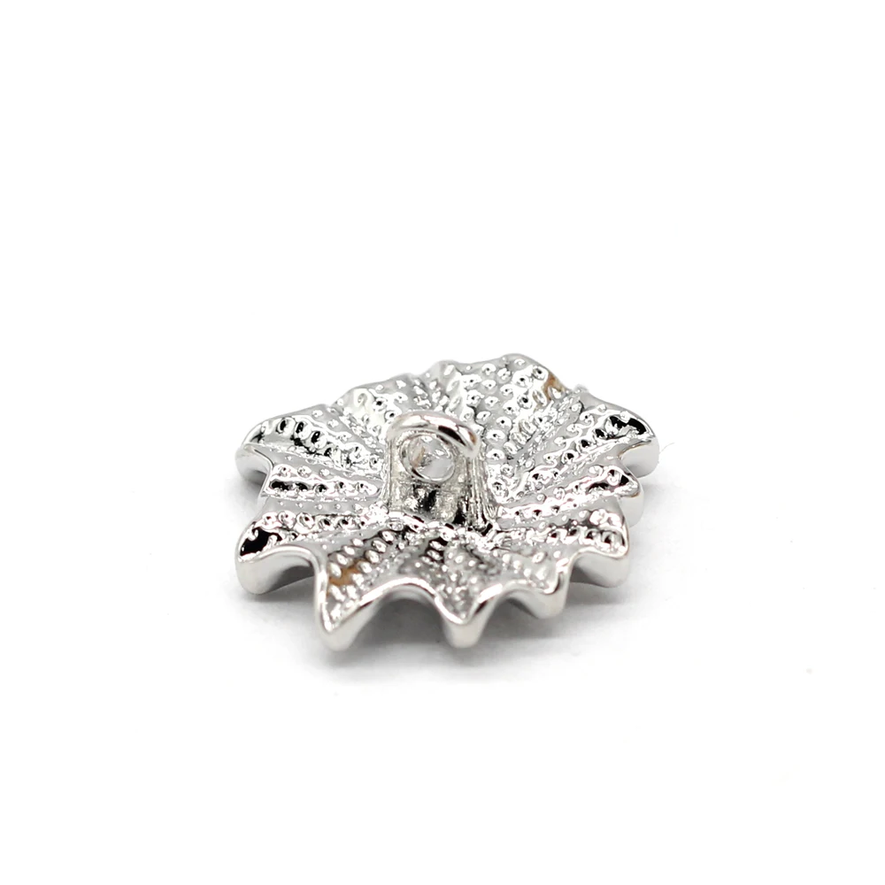 HENGC 20/23/40 مللي متر موضة زهرة شكل الذهب أزرار معدنية للملابس النساء بدلة معطف الزينة اليدوية الخياطة اكسسوارات