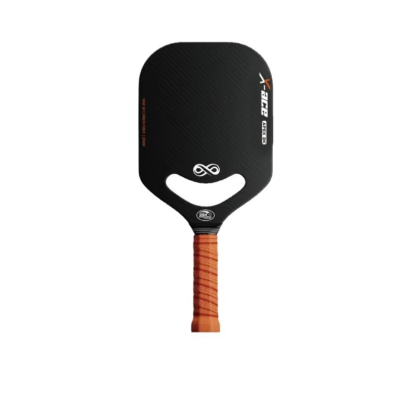 

X-ACE 3K Carbon Fiber Pickleball Racket - 20MM Rimless Piece Molding, Professional Offense