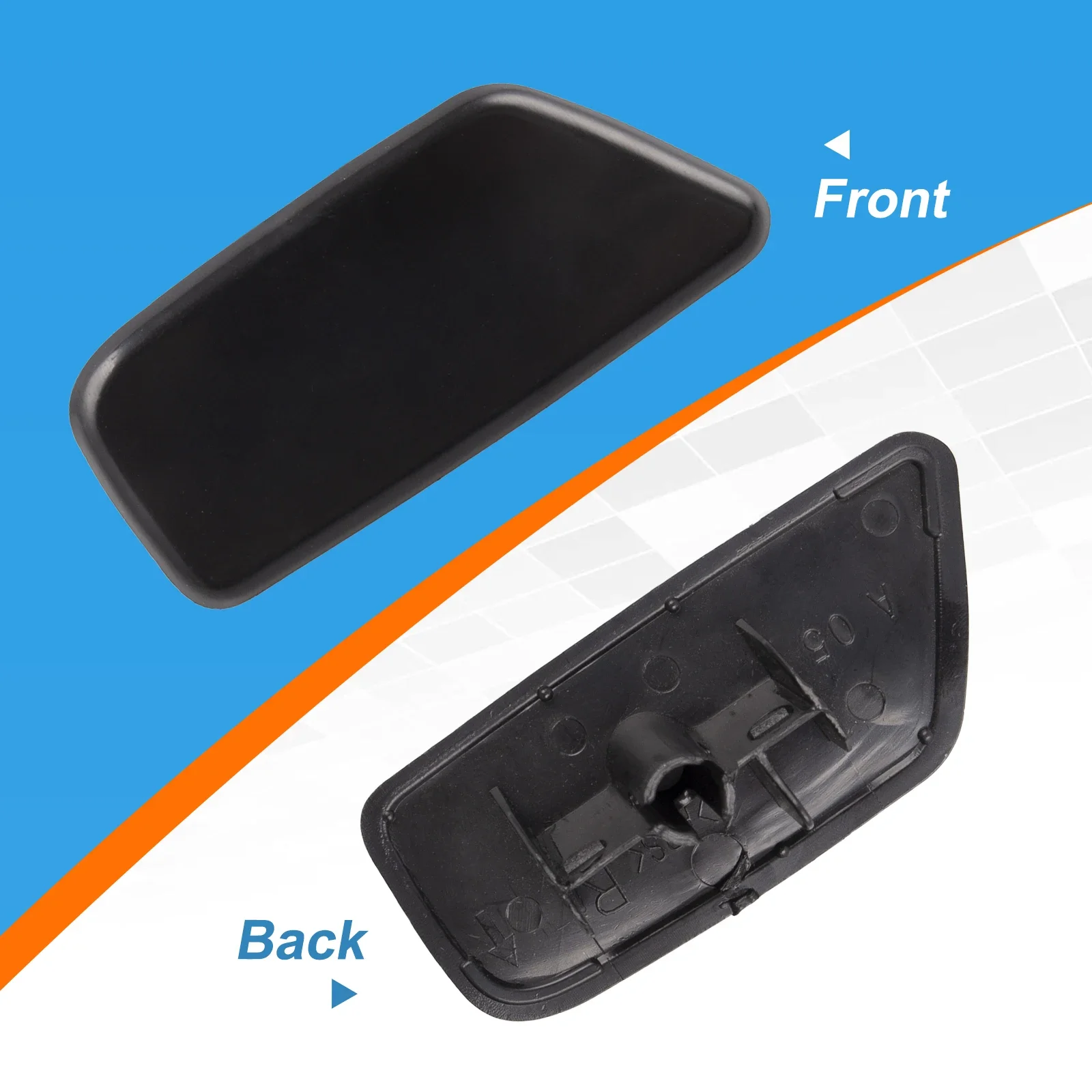 For Subaru Forester Front Headlamp Washer Spray Nozzle Cover Direct Replacement for 2009-2012 Models 86636SC030 86636SC020