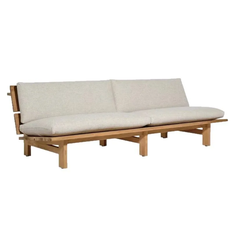 

Nordic minimalist small apartment solid wood sofa chair hotel homestay club reception single chair